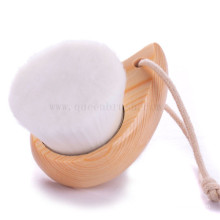 Private Label Facial Cleansing Brush Wooden Face Brush